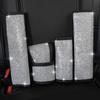 Car Shift Gear Cover Diamond Handbrake Protector Covers Crystal Shoot Gear Shoulder Guard Cover Auto Interior Decor Car Supplies