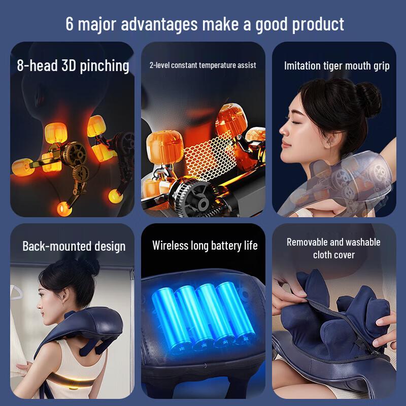 Aux Smart Neck and Shoulder Massager