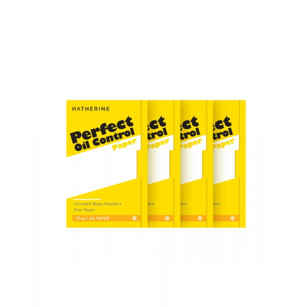 Haterine Perfect Oil Control Paper 4 Pack  280 Sheets 280 sheets (EH074A2)