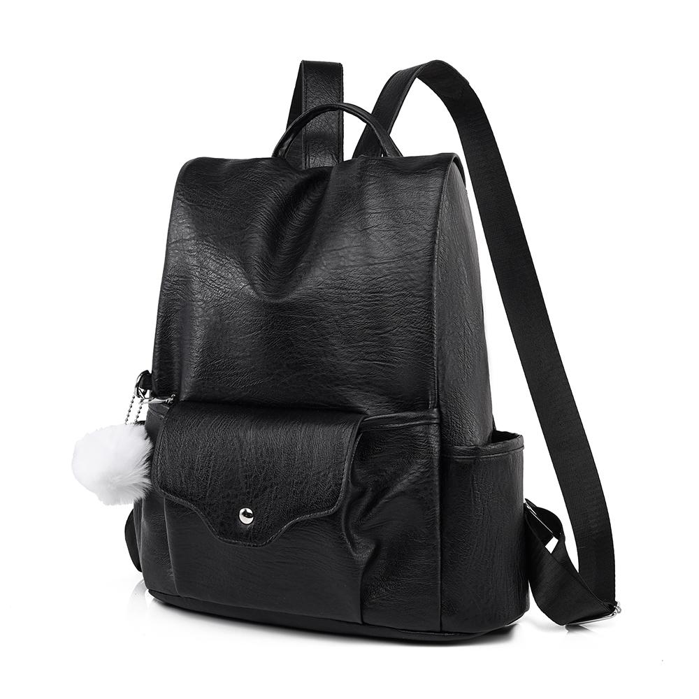 PU Backpack Female Commuter Backpack Student School Bag