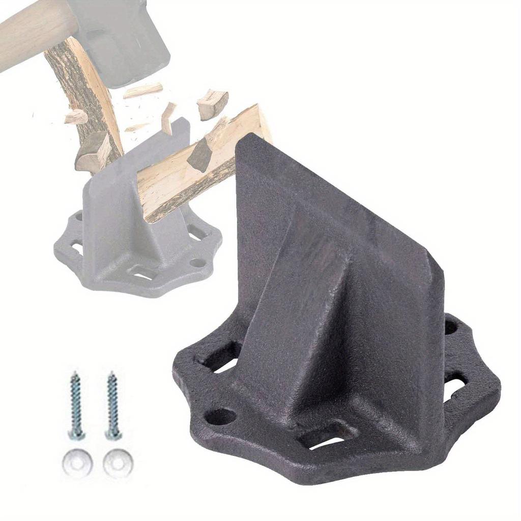 Heavy Duty Iron Wood Splitter Manual Wedge Easy Wood Splitting for Camping Outdoor Activities And Home Gardens