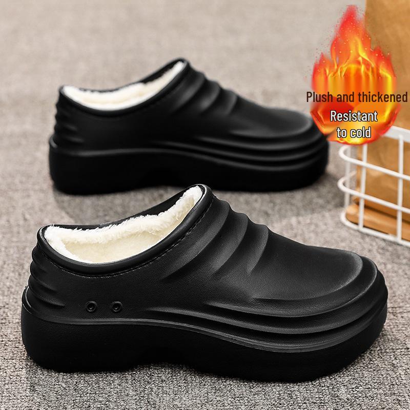 Chef Shoes - Waterproof, Warm, Non-slip, Oil-proof Rain Boots for Autumn/Winter In Restaurants and Hotels