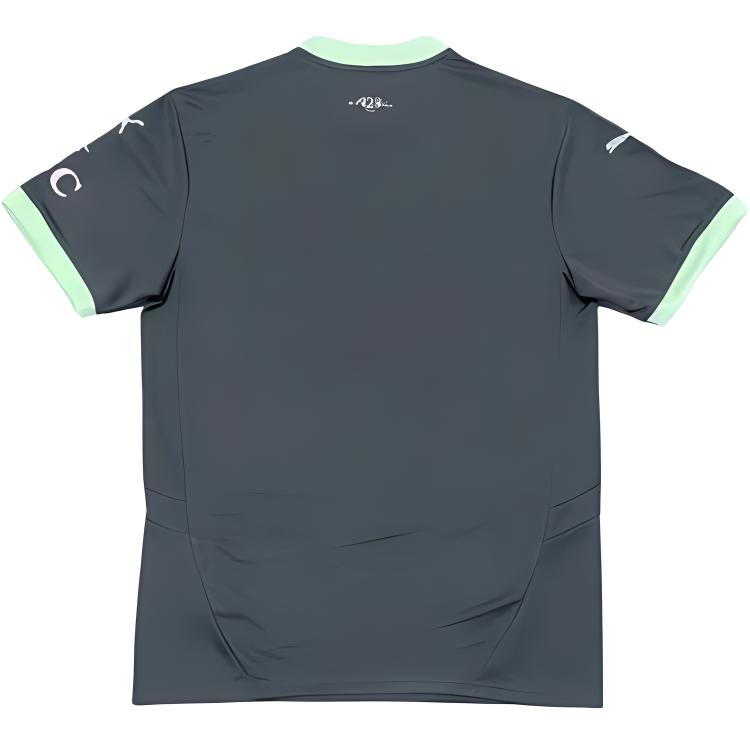 Puma Running Fitness Training Color Block T-Shirt Men Tops Charcoal-Black 77503103
