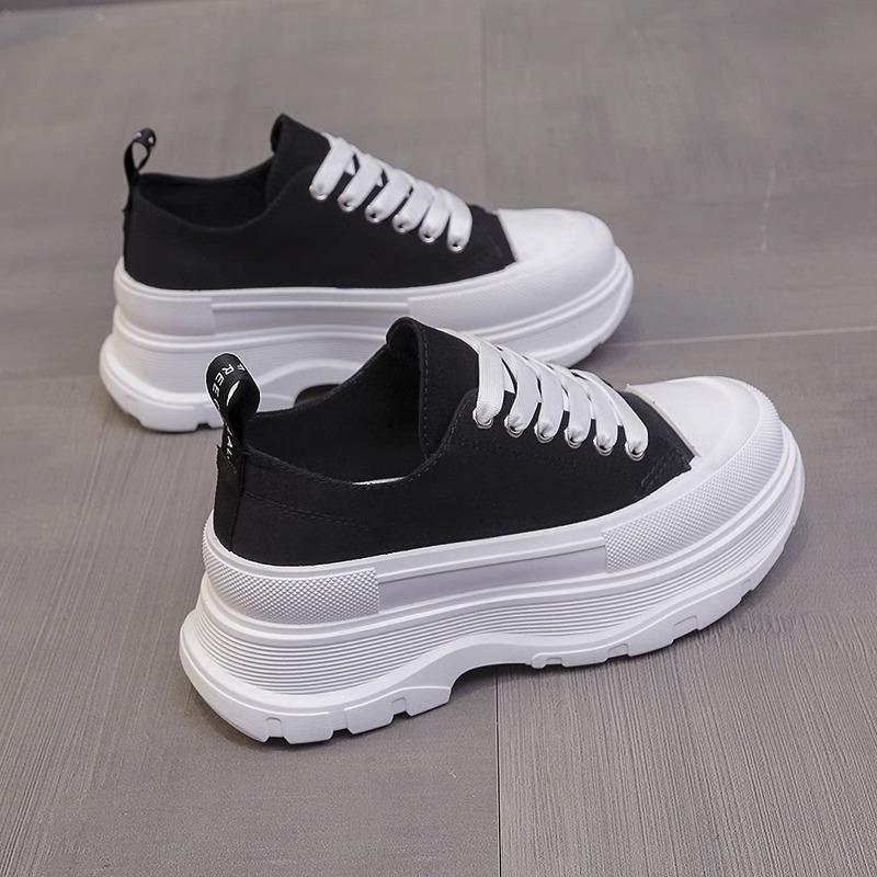 Canvas Shoes Thick Soled Shoes White Shoes