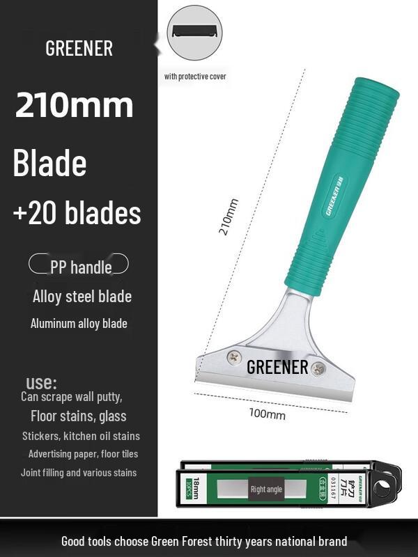 Green Forest Electric Wall Scraper & Grout Cleaner Kit CN plug (adapter included)
