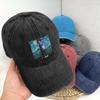 Let It Gogh Lustig Vincent Van Gogh Sternennacht Unstrukturierte Baseballkappe Malerei Used Denim Hüte Verstellbare Snapback