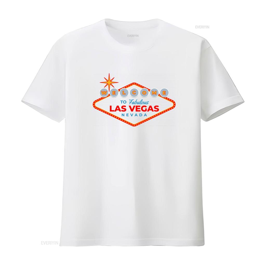 Las Vegas T Shirt Welcome To Fabulous Nevada Vintage Lover Girls Trip  vintage Washed Unisex graphic designer clothes Casual