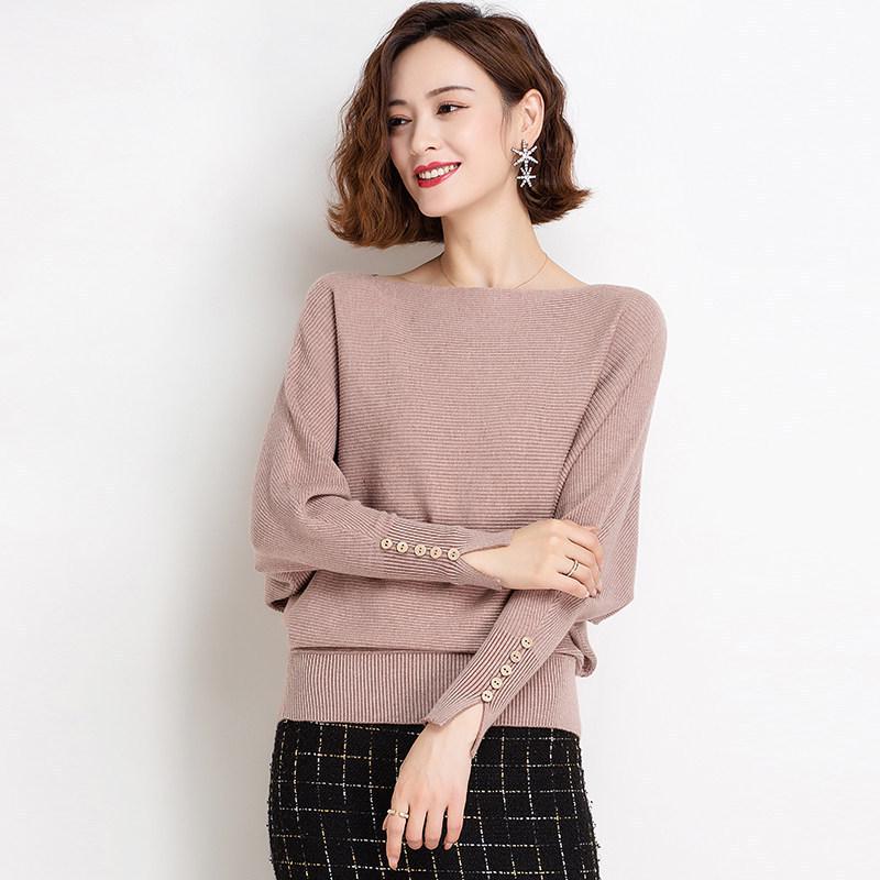 Women s Batwing Sleeve Knit Sweater – Plus Size Loose Long Sleeve Outerwear, Red, Spring 2026 Style One Size верблюд