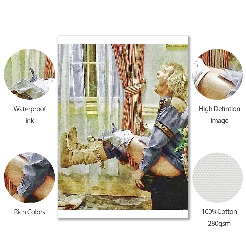 Toilet Poster 90s Comedy Movie Poster Wall Art Picture Print Retro Funny Man Canvas Painting Room Home Decor Bathroom