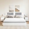 vidaXL Bedside Tables 2 Pcs. White 30x30x40 Cm Wood-based Material