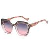New Retro Tortoiseshell Gradient Square Women Sunglasses  Luxury Brand Personality Frame Design Trendy Men Sun Glasses Uv400