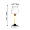 500ml Crystal Goblet Ergonomic Holder Wine Decanter Glass Cup  Cocktails