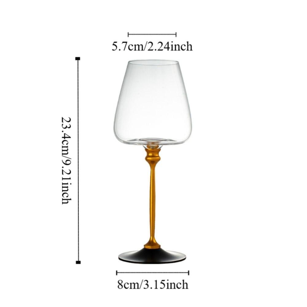 500ml Crystal Goblet Ergonomic Holder Wine Decanter Glass Cup  Cocktails