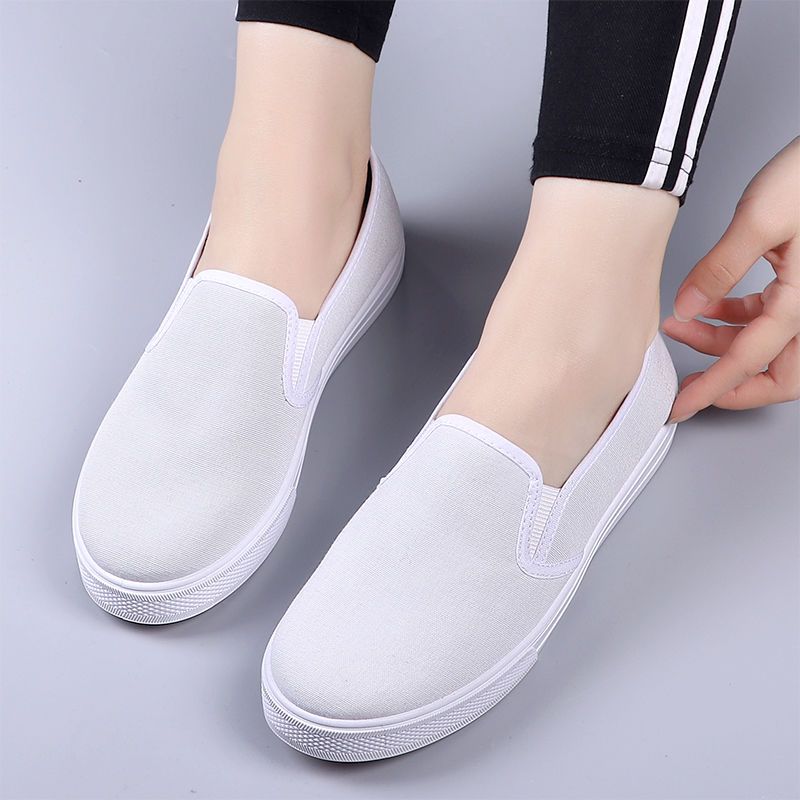 Fashion Summer Comfortable Light Solid Color Casual Slip On Ladies Footwear High Quality New Arrival 2025 In Cheap Women's Flat Shoes
