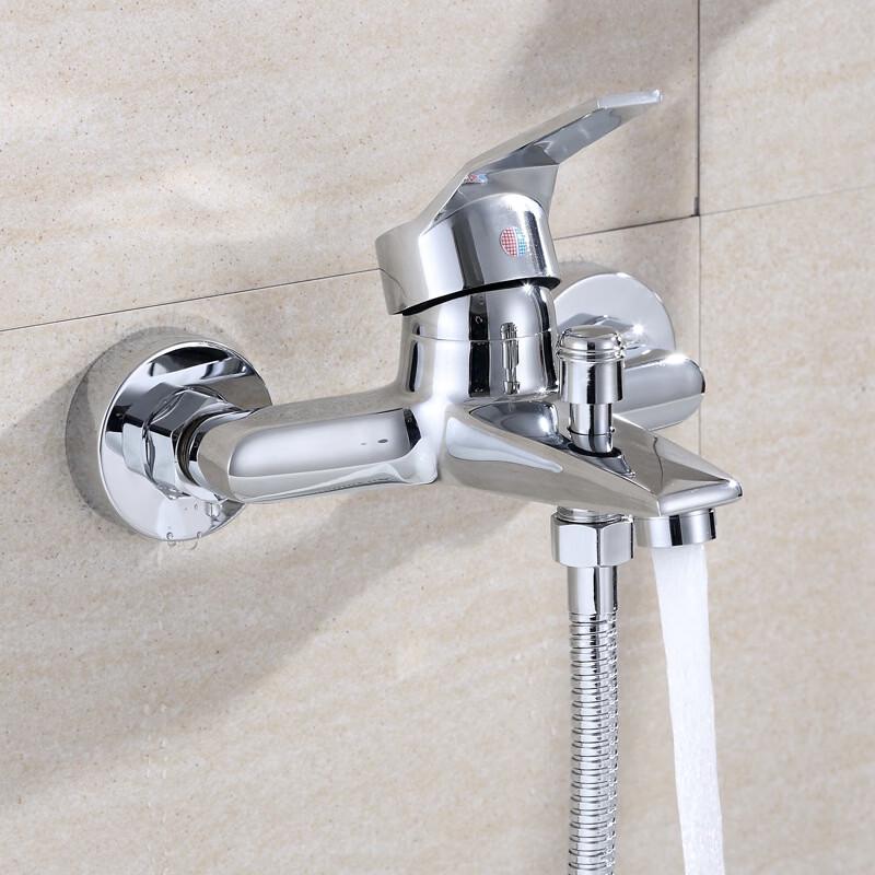 TLXT Wall-Mounted Bathtub Shower F Faucet Set