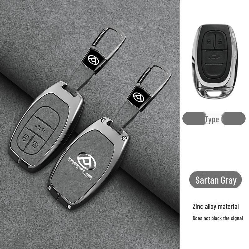 Capa de Chave SAIC Maxus D90 para Carro Maxus G50 2019 Feminino, Carcaça de Metal de Alta Qualidade com Fivela.