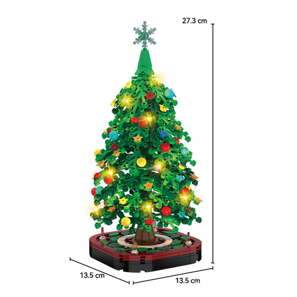 Urban area High-Quality Creativity High-Quality Winter High-Quality Village High-Quality Christmas High-Quality Tree Construction set High-Quality