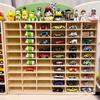 Diecast Car Model Display Rack for Tomica & Hot Wheels - Wall-Mounted Storage Cabinet for Toy Cars