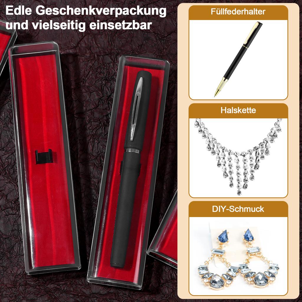 6 Stuks Etui Pen Cadeaudoos Balpen Cadeaudoos Pennen Verpakking Doos Voor School Schrijfwaren Kantoor Accessoires Sieraden Doos
