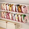 2Pcs Plastic Shoe Cabinet Storage Rack Stackable Divider Bookshelf Bag Storage Rack  Living Room