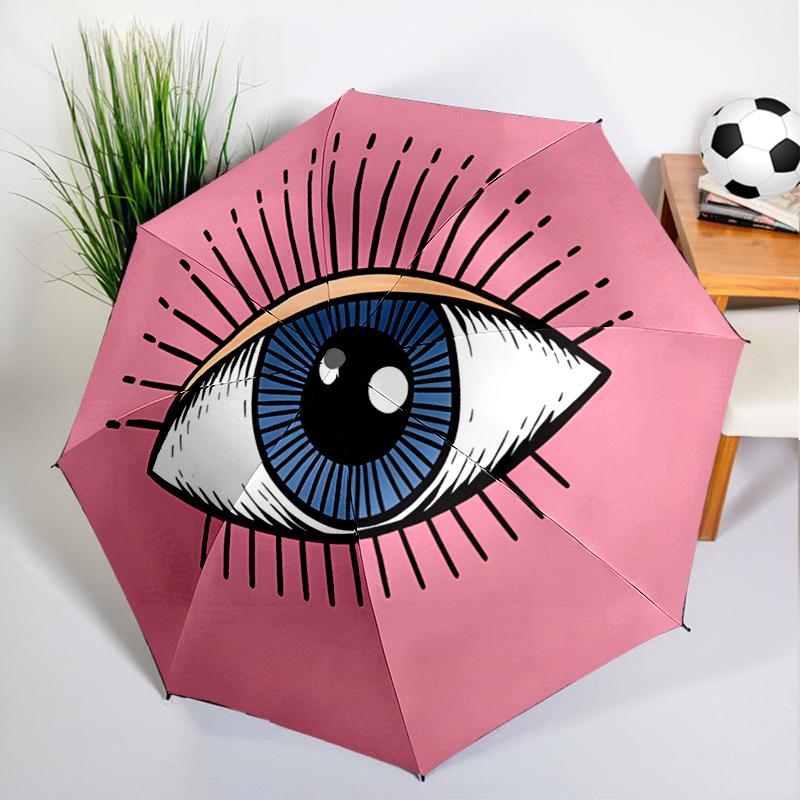 1PC Eye of Egypt Umbrella Automatic Open/close, Sturdy Iron Frame & 8-Rib Struct, Umbrella for Women & Men, Christmas Gifts