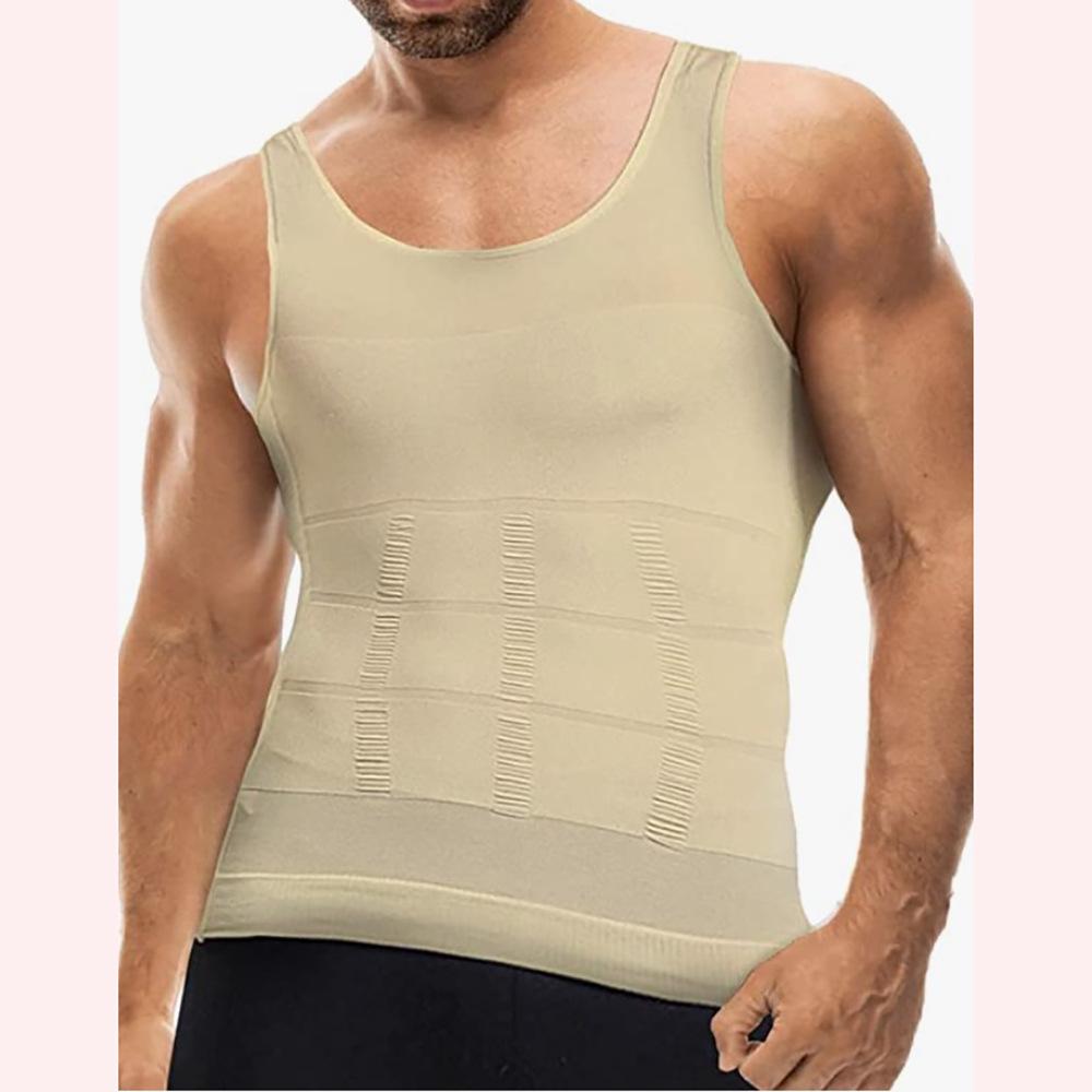 

Men s Slimming Body Shaper Vest - Abdomen & Chest Control XXXL (approx. 208g)