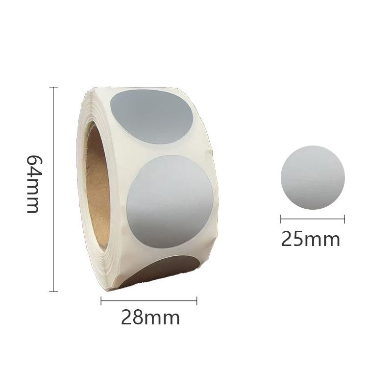 Colored Writable Round Sealing Stickers: Blank Adhesive Labels On a Roll for Color-Coded Dot Marking and Numbering.