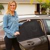 Car Sunshade Curtains Universal Side Window Shades SUV Curtains Protection Repellent Mosquito Mesh Net Sunshade Auto Accessories