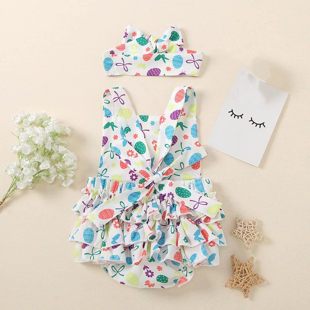 girls easter rompers
