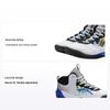 Li Ning Pioneer Team 3.0 Tlumení Nárazů Protiskluzové Odolné proti Opotřebení Vysoké Basketbalové Boty Dětské Tenisky Bílo-Modré YKBT004-5