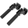 CHANGCHENG Motorcycle Rear Foot Pegs CT125 Pedal Bracket Rest Footpeg CNC for CT125 Trail 125 Hunter Cub Black