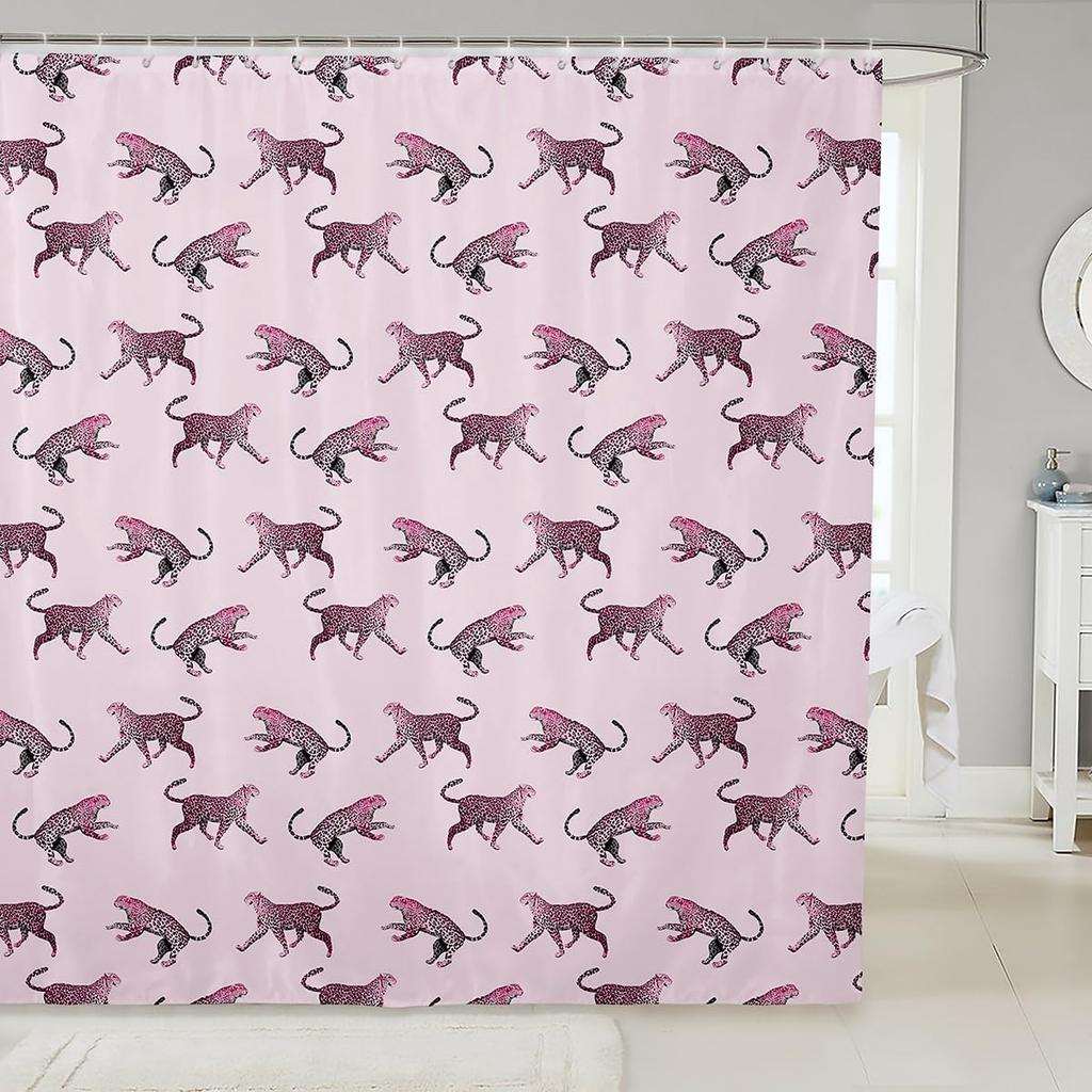 Sausage Dog Shower Curtain for Bathroom Decor Dachshund Bath Curtain Puppy Dog Bathroom Accessories Cute Pet Waterproof