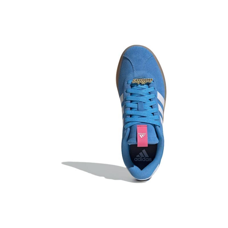 Adidas Vl Court 3.0 Blue Burst Cloud White Pink Fusion Women's Sneakers ID9074
