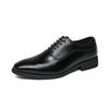 Men's British Patchwork Loafers - Large Size Flower Leather Formal Casual Shoes