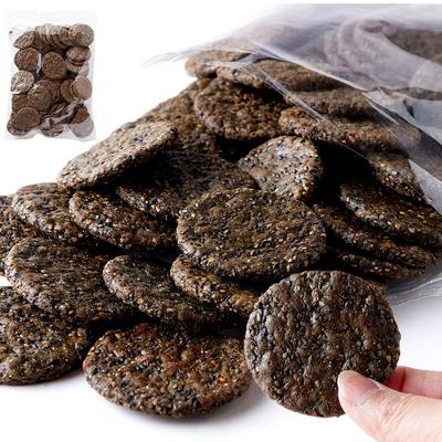 Tennen Seikatsu Inhemska Risknäcken med Svarta Sesamfrön Sesam Sesam Stora Gjord med Inhemskt Ris Risknäcken (500 g) Värde, Kapacitet, Icke-klibbig