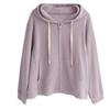New Korean Version of Spring and Autumn Waffle Sweatshirt Loose and Thin Casual Hooded Jacket Design Top for Women