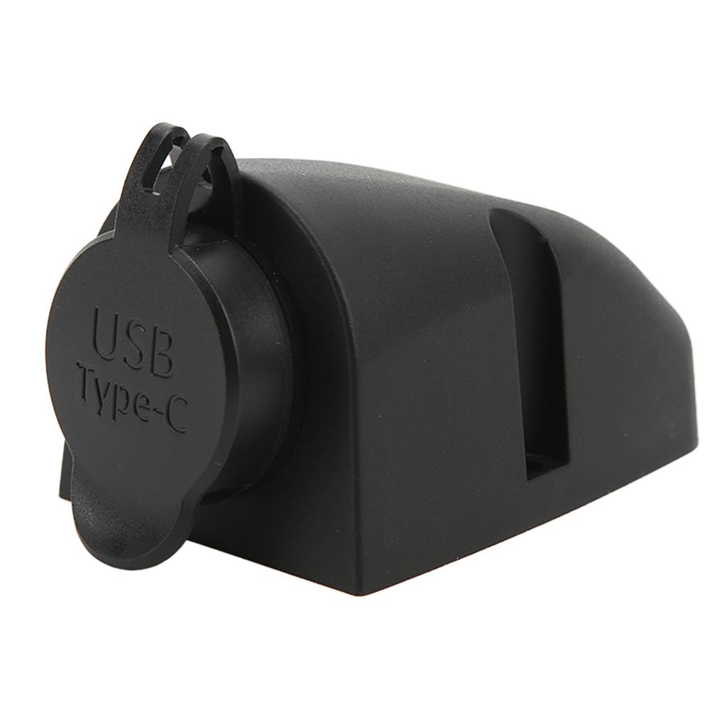 Car Charger Adapter QC 3.0 PD 18W Fast Charging Dual Port USB Type C Charging Socket for Motorcycles