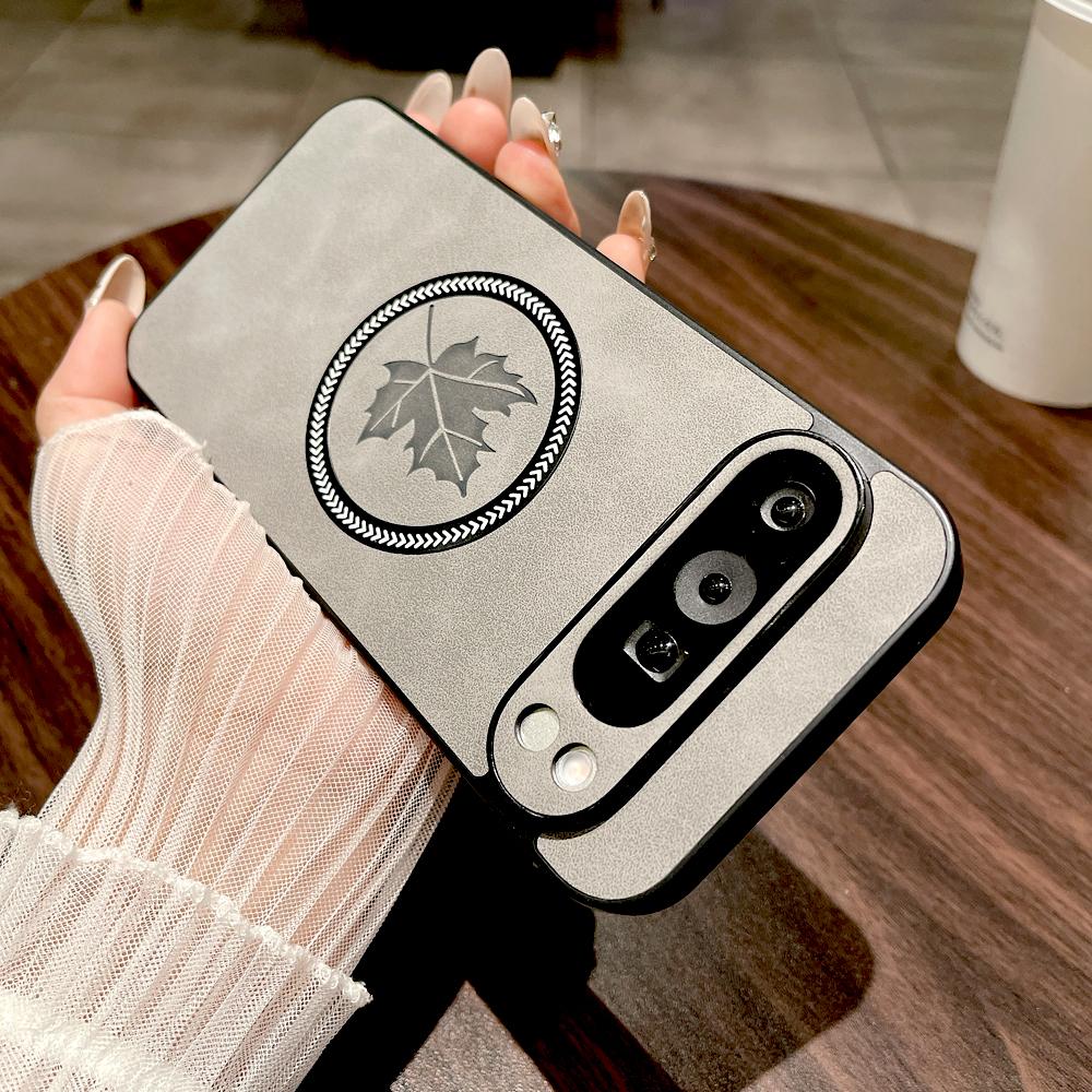 Luxury Faux Leather Case For Google Pixel 10 9 8 7 Pro XL A 9A 8A 7A Cover Pixel 9 8 7 Pro XL 9A 8A 7A Magsafe Wireless Charge