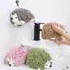 New Soft Hedgehog Chenille Hand Towel Hanging Fluffy Chenille Towel Super Absorbent Fast Drying Funny Hand Towel