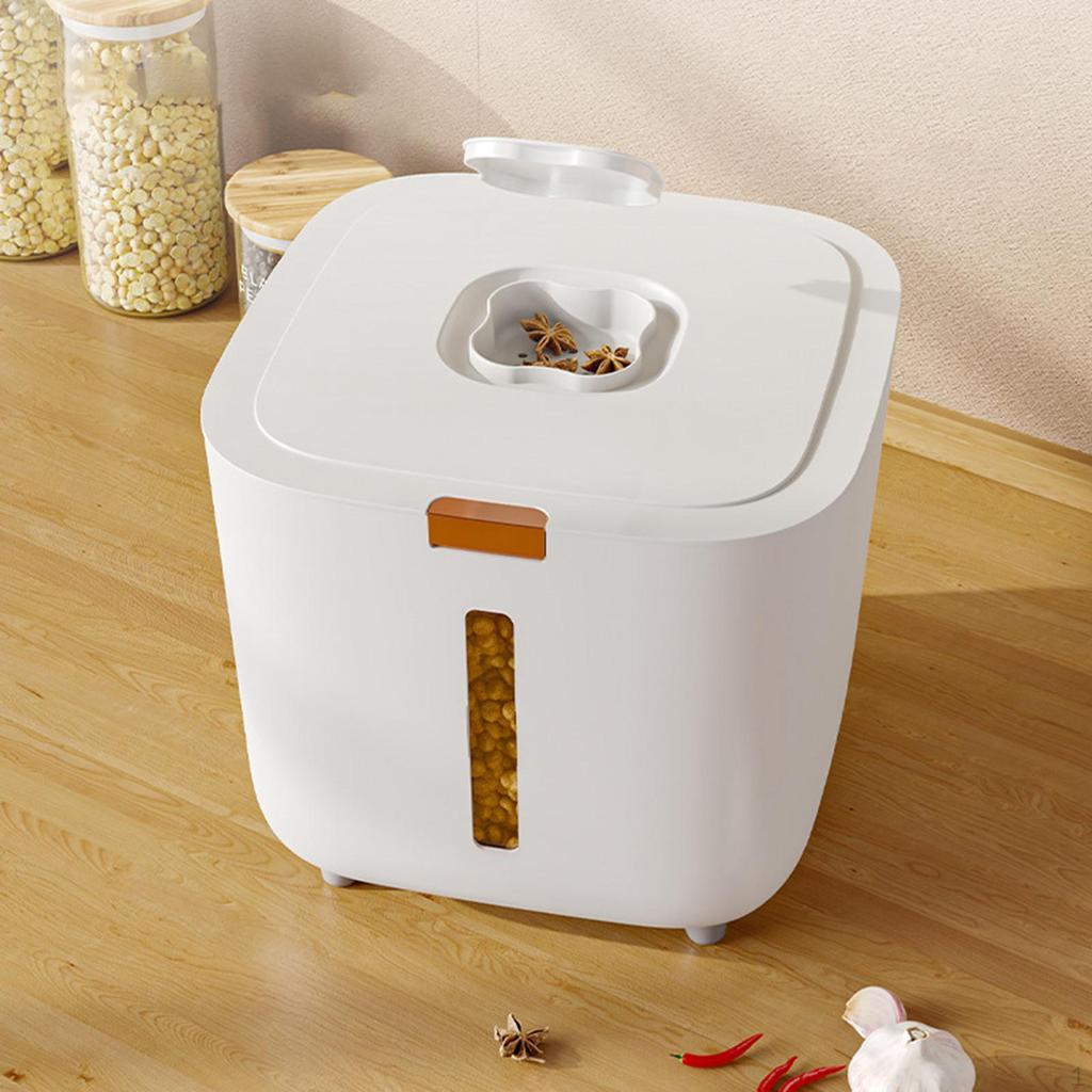 Dog And Cat Food Storage Container, Pet Bucket, Grain Organizer, Supplies, Fresh Keeping, Vacuum