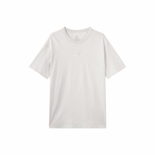 

Nike Solid Color Logo Loose Fit Crew Neck Short Sleeve T-Shirt for Men in White EU L білий