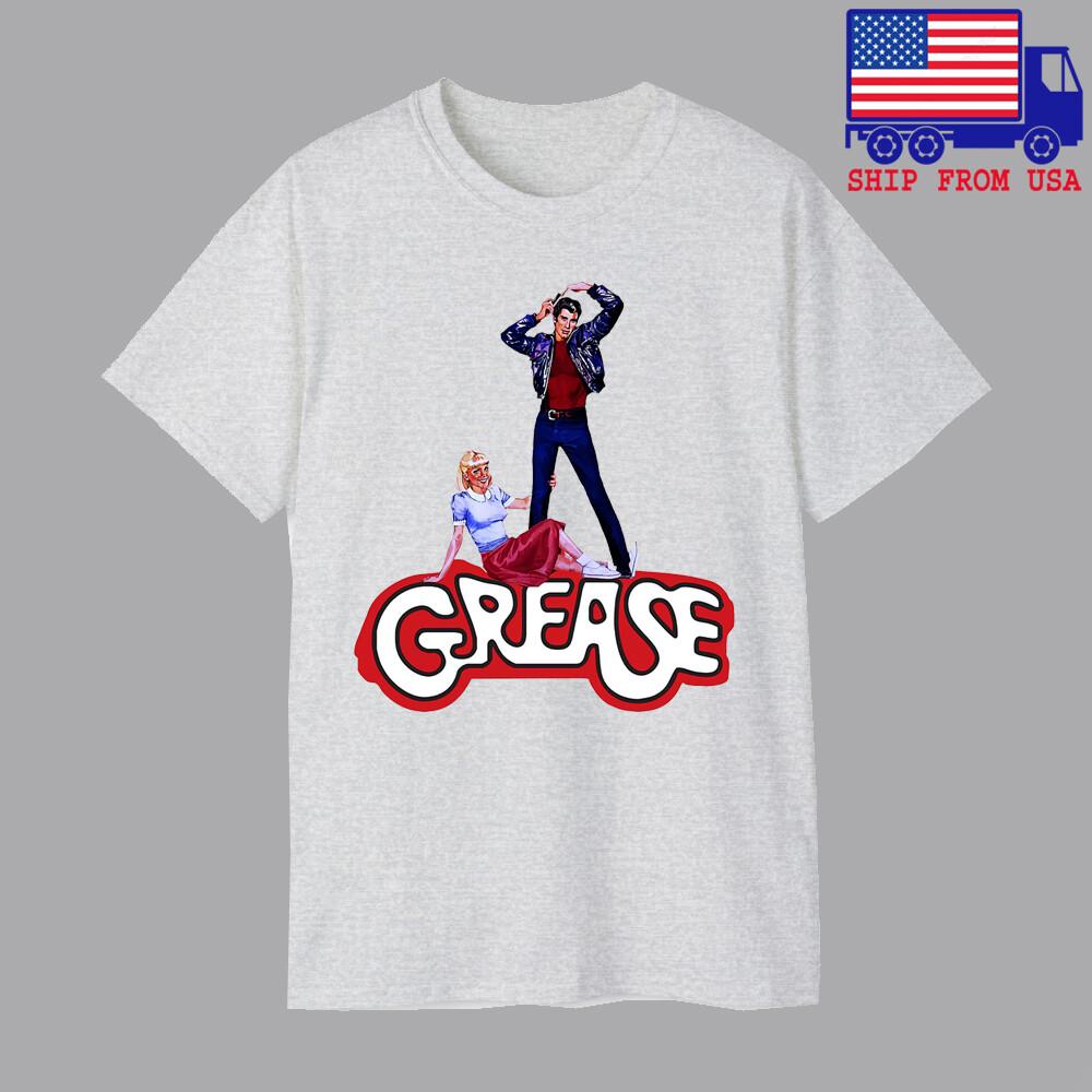 Grease Movie Men#039;s Grey Size S5XL Unisex T-Shirt L