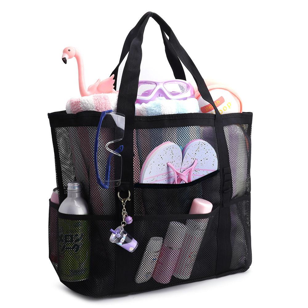 Polyester Travel Storage Bag With Eight Compartments For Clothing And Toy Organization