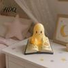 Decorative Desk Light Halloween Ghost Table Lamp Resin Spooky Night for Vintage Ornament Bedroom Bookshelf Warm Amber Purple Glow Gothic Decor