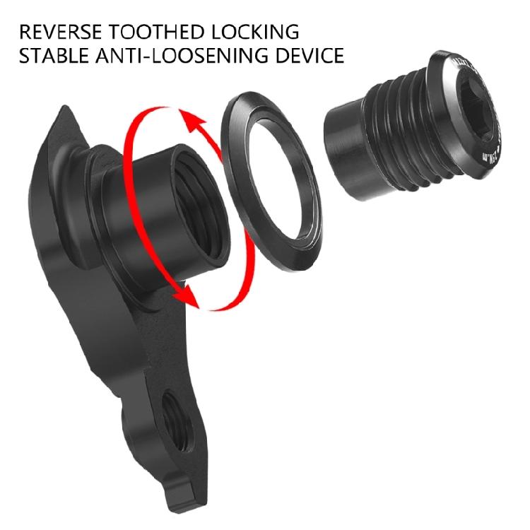 Universals Rear Derailleur Hanger Mountain Bicycles Rear Gear Mech Tail Hook Bike Derailleur Hook Adaptor Easy to Use