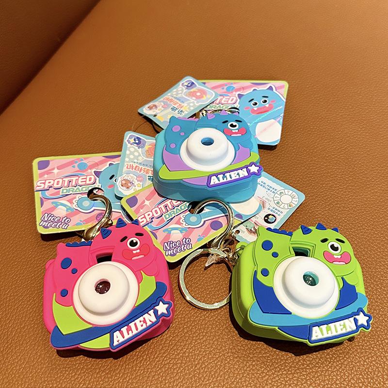 Banbanlong Projection Camera Keychain Pendant Creative Multifunctional Trinket Men'S And Women'S Cartoon Bag Pendant