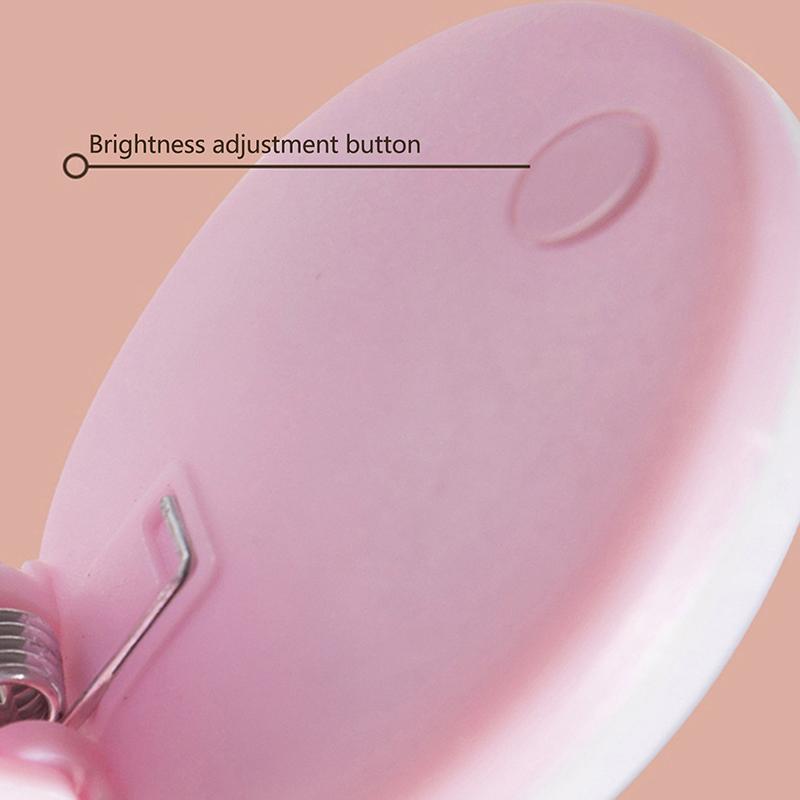 Luz de Anillo Lámpara Flash de Relleno para Teléfono Móvil Clip Portátil Atenuación de Tres Niveles Mini Duradera Práctica 10 LED Anillo para Selfies Belleza