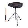 Drum Throne Seat Universal Padded Drum Height Rotatable Adjustable Padded Drum Chair Non Slip Rubber Feet with