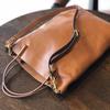 Johnature Einfache echtes Leder Frauen Tasche natürliche weiche Rindsleder Handtasche Verbundtasche Umhängetaschen
