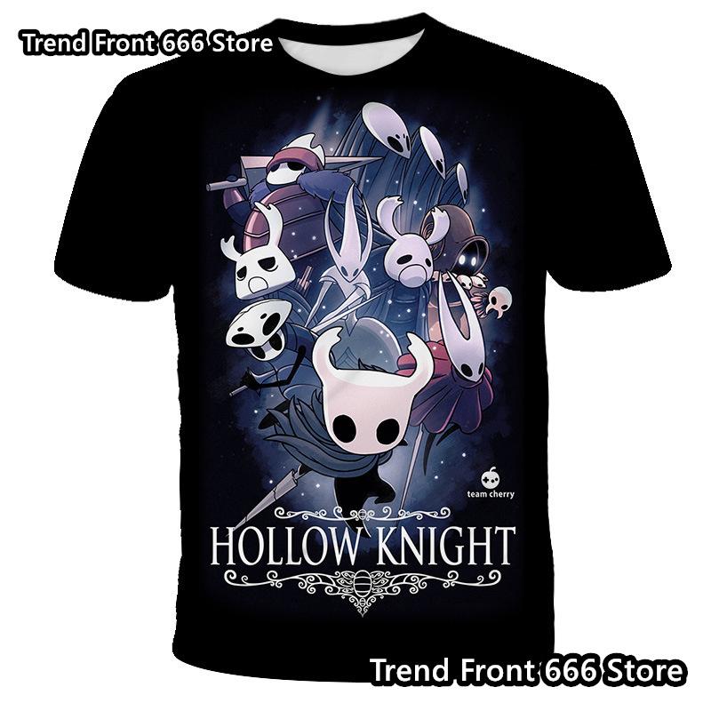 

Boy s Girl s Hollow Knight Game Cartoon Pattern Tshirts 3D Prited Kids Tops Children Summer Casual Short Sleeve T-shirt 110cm
